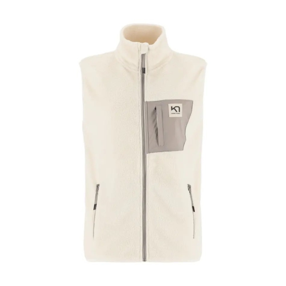 Kari Traa Fleece Vest Rothe Full Zip Cream Small